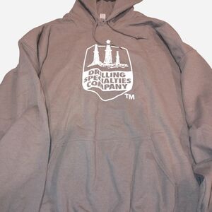 Vintage Gray Drilling Specialties Company Hoodie